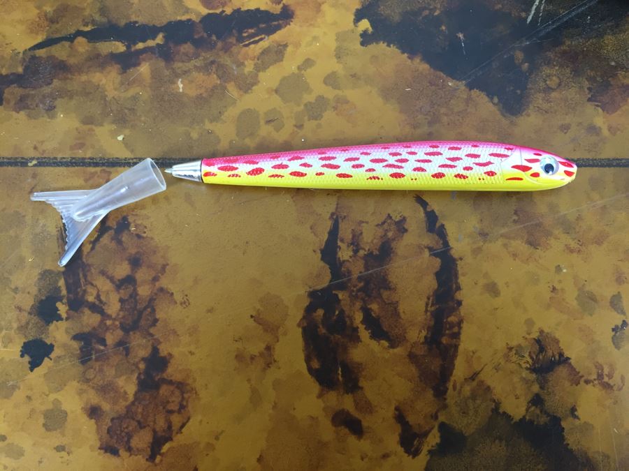 JUST ADDED - (15) NEW Fishing Lure Pens, Jar With Rope Handle, Rope And Pair Of NEW Shinola Detroit Large Notebooks [Photo 6]