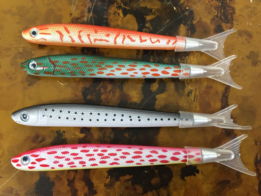 JUST ADDED - (15) NEW Fishing Lure Pens, Jar With Rope Handle, Rope And Pair Of NEW Shinola Detroit Large Notebooks [Photo 5]