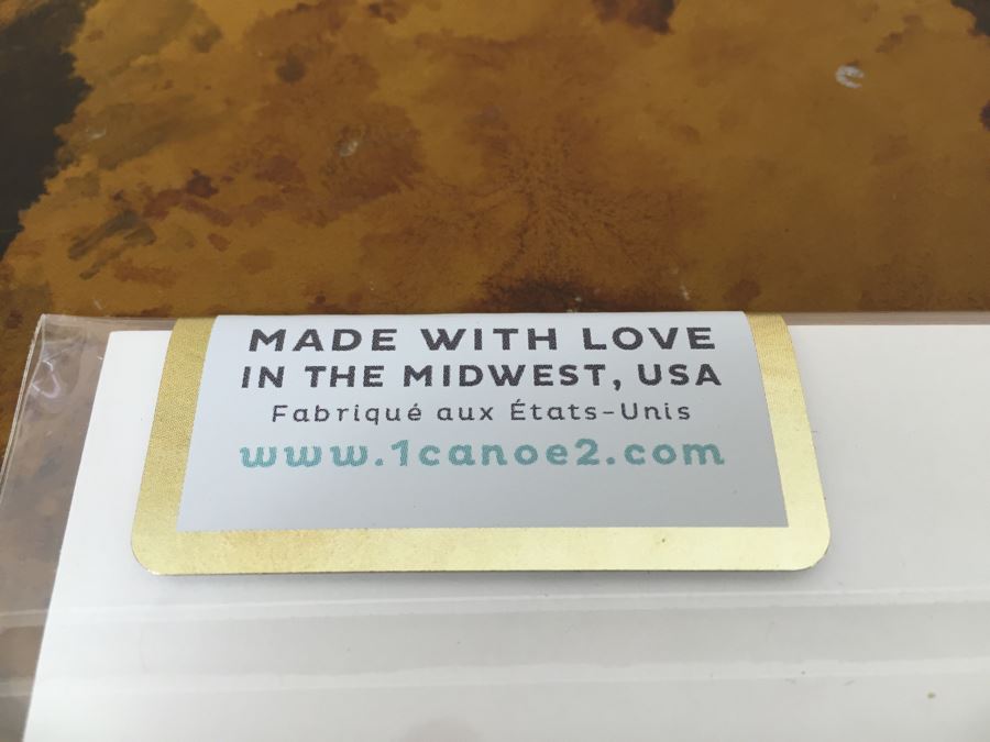 NEW Coral & Tusk Child's Stitched Teepee And Set Of Stitched Stuffed Animals, NEW Set Of (5) CA Paper Sets And Metal Industrial Picture Frame With CA Lifeguard Tower Photo - See Photos [Photo 8]