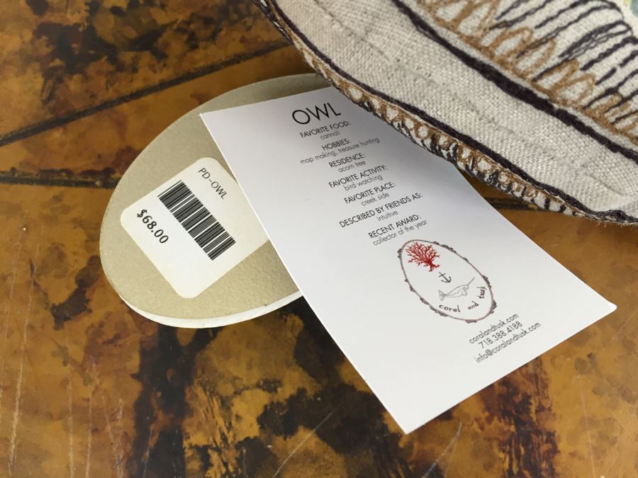 NEW Coral & Tusk Child's Stitched Teepee And Set Of Stitched Stuffed Animals, NEW Set Of (5) CA Paper Sets And Metal Industrial Picture Frame With CA Lifeguard Tower Photo - See Photos [Photo 26]