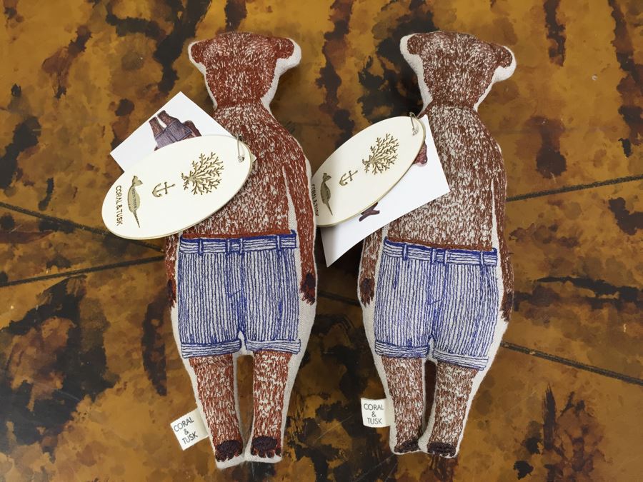 NEW Coral & Tusk Child's Stitched Teepee And Set Of Stitched Stuffed Animals, NEW Set Of (5) CA Paper Sets And Metal Industrial Picture Frame With CA Lifeguard Tower Photo - See Photos [Photo 29]