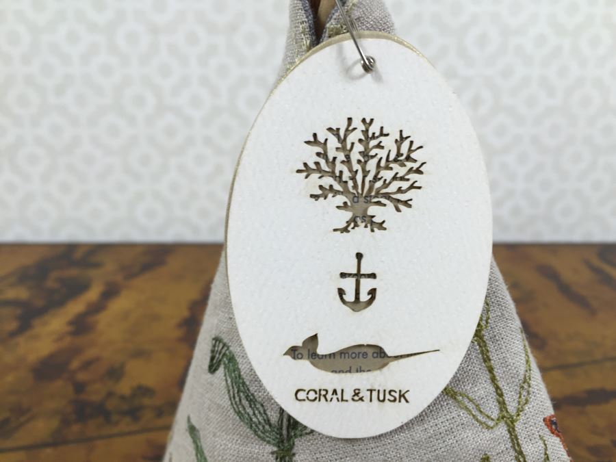 NEW Coral & Tusk Child's Stitched Teepee And Set Of Stitched Stuffed Animals, NEW Set Of (5) CA Paper Sets And Metal Industrial Picture Frame With CA Lifeguard Tower Photo - See Photos [Photo 16]