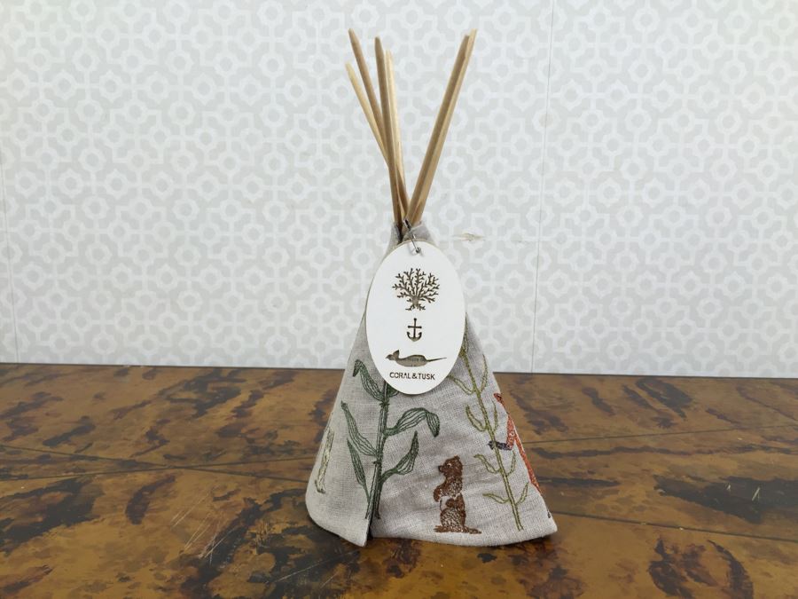 NEW Coral & Tusk Child's Stitched Teepee And Set Of Stitched Stuffed Animals, NEW Set Of (5) CA Paper Sets And Metal Industrial Picture Frame With CA Lifeguard Tower Photo - See Photos [Photo 15]