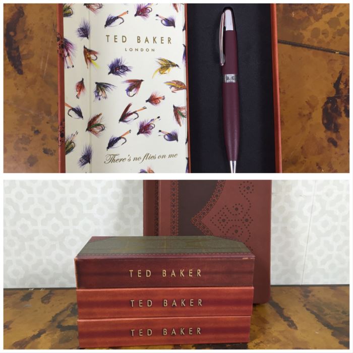 JUST ADDED - Set Of (3) NEW Ted Baker London Men's Ballpoint Pens And (2) NEW Ted Baker Brogues Lined Notebooks [Photo 20]