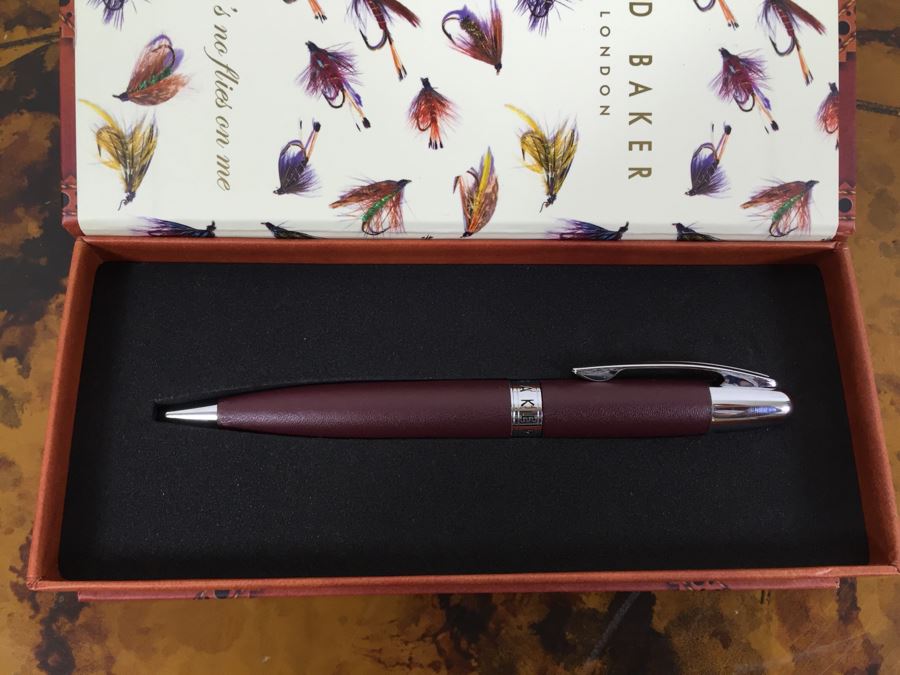 JUST ADDED - Set Of (3) NEW Ted Baker London Men's Ballpoint Pens And (2) NEW Ted Baker Brogues Lined Notebooks [Photo 19]