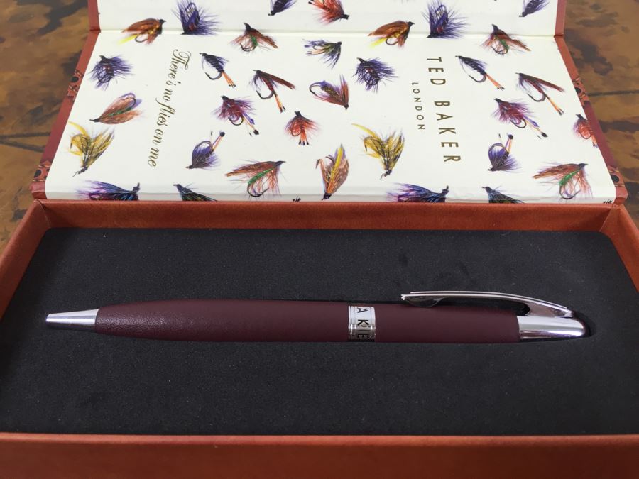 JUST ADDED - Set Of (3) NEW Ted Baker London Men's Ballpoint Pens And (2) NEW Ted Baker Brogues Lined Notebooks [Photo 9]