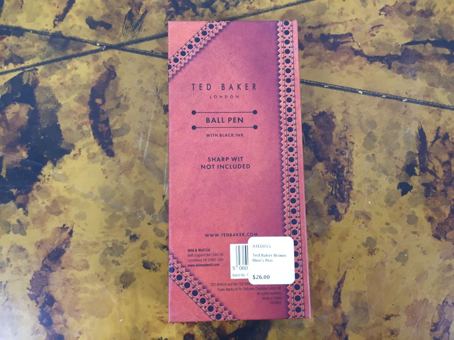 JUST ADDED - Set Of (3) NEW Ted Baker London Men's Ballpoint Pens And (2) NEW Ted Baker Brogues Lined Notebooks [Photo 17]