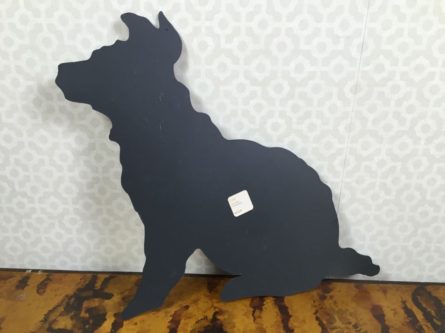 JUST ADDED - Metal 'L' Relief Letter And Metal Dog Cutout Chalkboard [Photo 9]