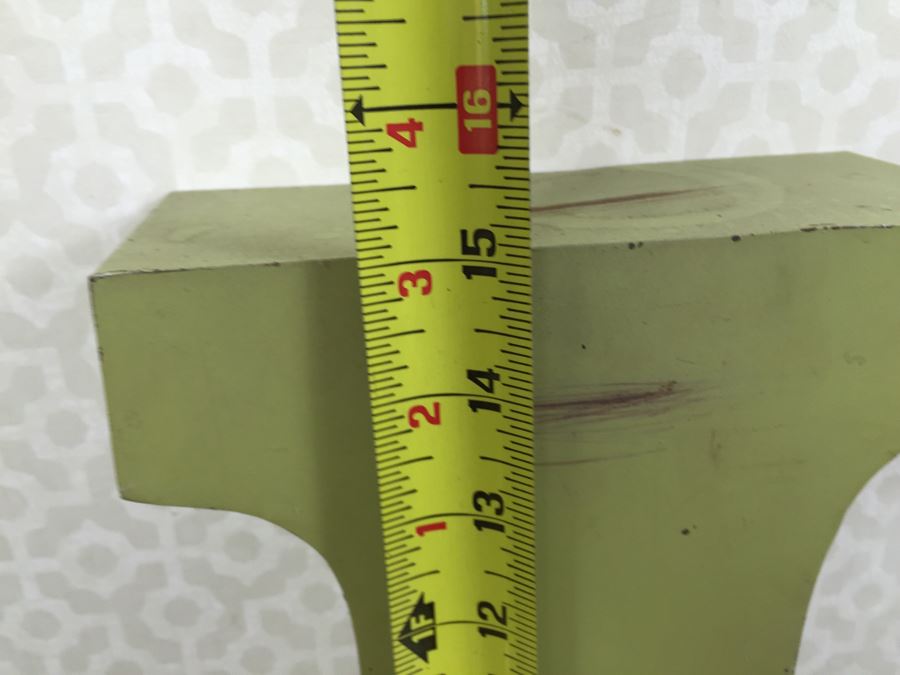 JUST ADDED - Metal 'L' Relief Letter And Metal Dog Cutout Chalkboard [Photo 3]