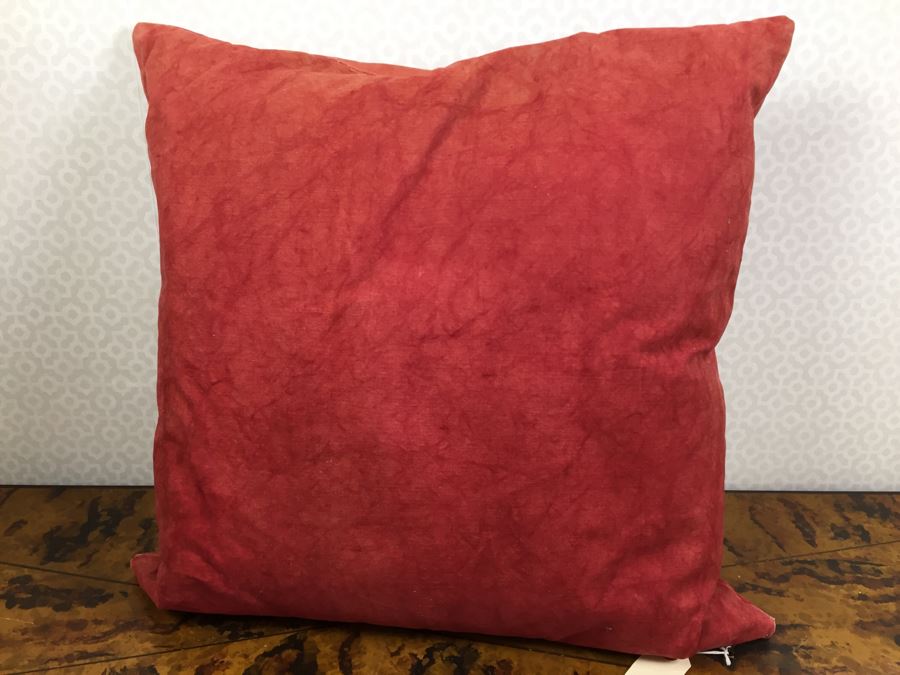 JUST ADDED - Pair Of Red Designer USN Throw Pillows [Photo 7]