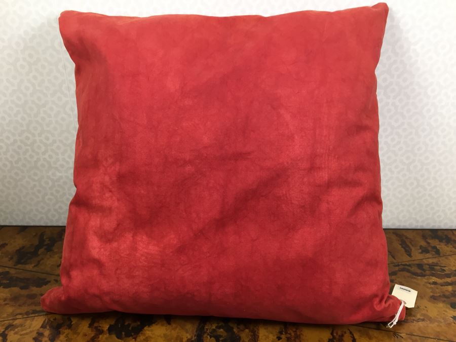 JUST ADDED - Pair Of Red Designer USN Throw Pillows [Photo 4]
