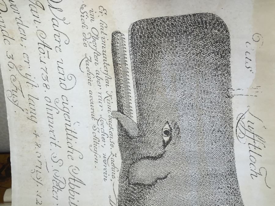 JUST ADDED - NEW Stoneware Crock Style Pot Filled With Vintage Style Hand Dyed Artists' Paper Documents Monahan Papers - See Photos [Photo 10]