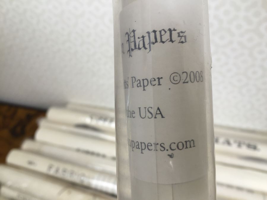 JUST ADDED - NEW Stoneware Crock Style Pot Filled With Vintage Style Hand Dyed Artists' Paper Documents Monahan Papers - See Photos [Photo 13]