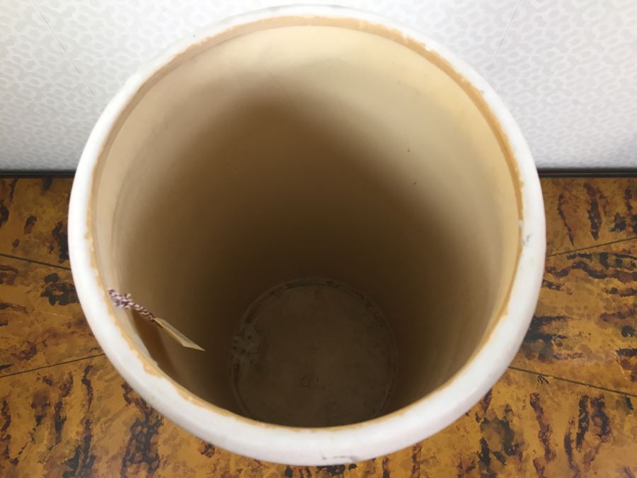 JUST ADDED - NEW Stoneware Crock Style Umbrella Stand Filled With (7) New Umbrellas [Photo 5]