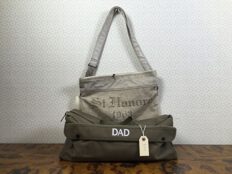 JUST ADDED - Canvas Tote Bag And DAD Duffel Bag  [Photo 1]