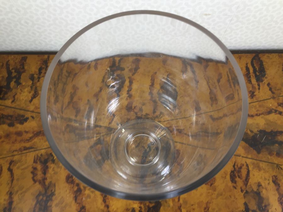 JUST ADDED - Decorative Faux Wooden Scissors, Tall Footed Glass Jar With Lid Filled With Fabric Wound Around Wooden Spools And Rope (Retails Over $400) [Photo 7]