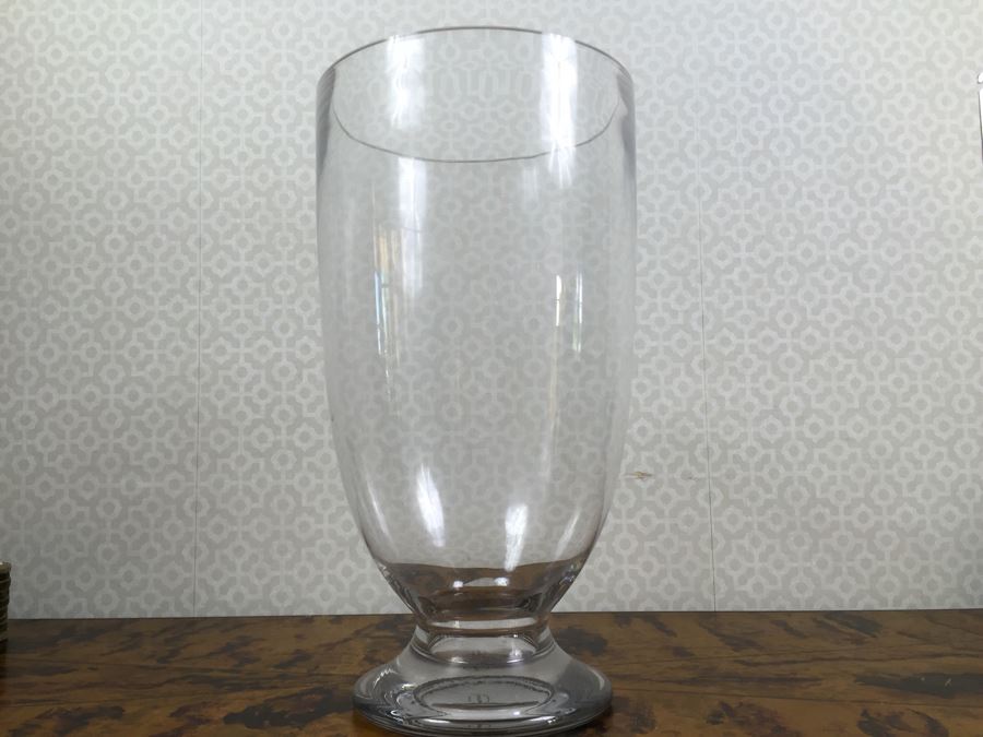 JUST ADDED - Decorative Faux Wooden Scissors, Tall Footed Glass Jar With Lid Filled With Fabric Wound Around Wooden Spools And Rope (Retails Over $400) [Photo 6]