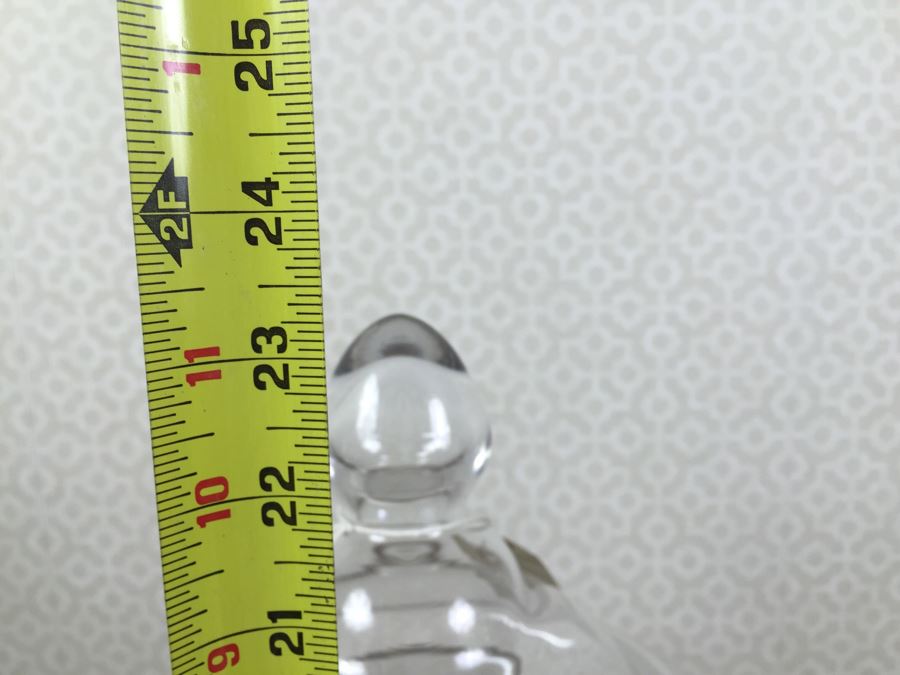 JUST ADDED - Decorative Faux Wooden Scissors, Tall Footed Glass Jar With Lid Filled With Fabric Wound Around Wooden Spools And Rope (Retails Over $400) [Photo 9]