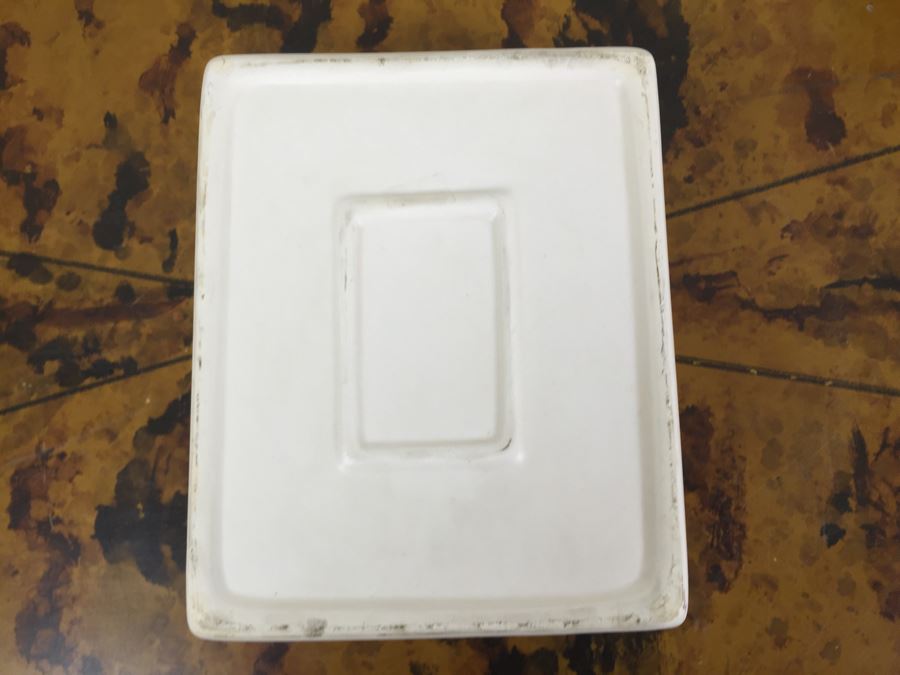 JUST ADDED - Vintage Record Keeping Book, (12) NEW Gift Tag Sets And Ribbon And White Ceramic Container [Photo 17]