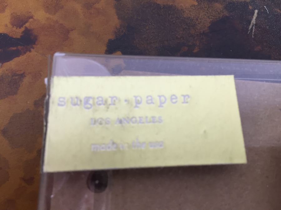 JUST ADDED - Vintage Record Keeping Book, (12) NEW Gift Tag Sets And Ribbon And White Ceramic Container [Photo 12]