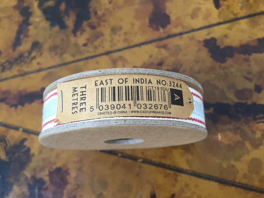 JUST ADDED - Vintage Record Keeping Book, (12) NEW Gift Tag Sets And Ribbon And White Ceramic Container [Photo 13]