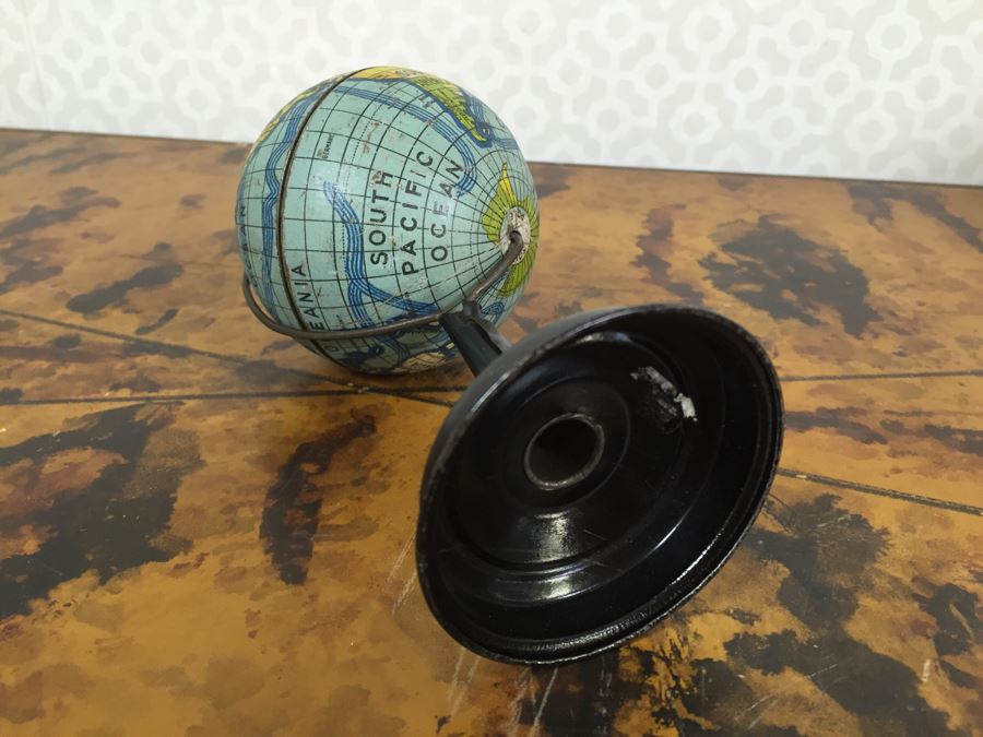 JUST ADDED - Vintage Mini World Globe, (4) Vintage Books With Map Bookcovers And Set Of (2) New Paper Packs [Photo 23]