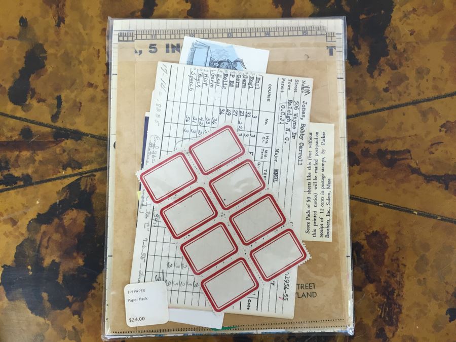 JUST ADDED - Vintage Mini World Globe, (4) Vintage Books With Map Bookcovers And Set Of (2) New Paper Packs [Photo 26]