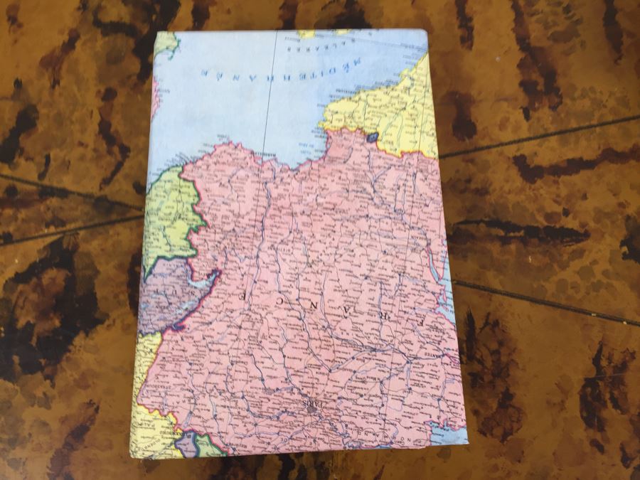 JUST ADDED - Vintage Mini World Globe, (4) Vintage Books With Map Bookcovers And Set Of (2) New Paper Packs [Photo 16]