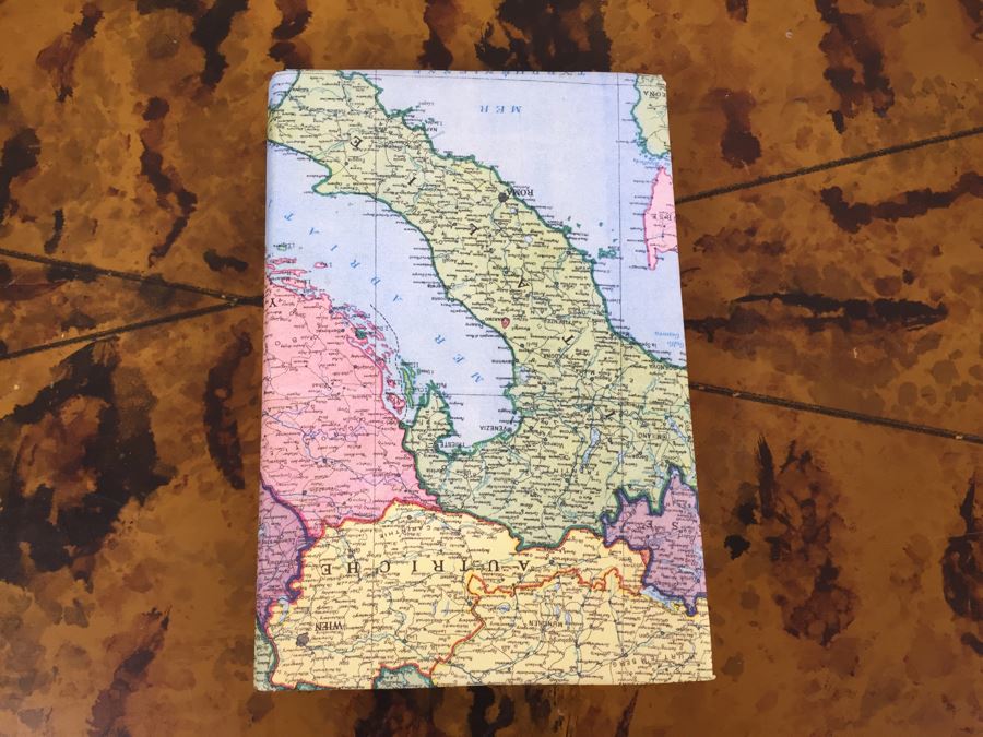 JUST ADDED - Vintage Mini World Globe, (4) Vintage Books With Map Bookcovers And Set Of (2) New Paper Packs [Photo 12]