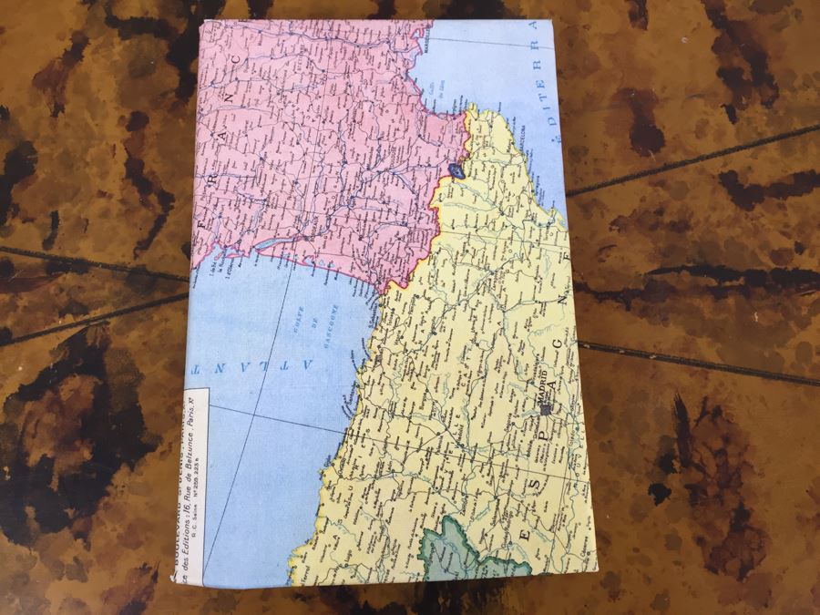 JUST ADDED - Vintage Mini World Globe, (4) Vintage Books With Map Bookcovers And Set Of (2) New Paper Packs [Photo 8]