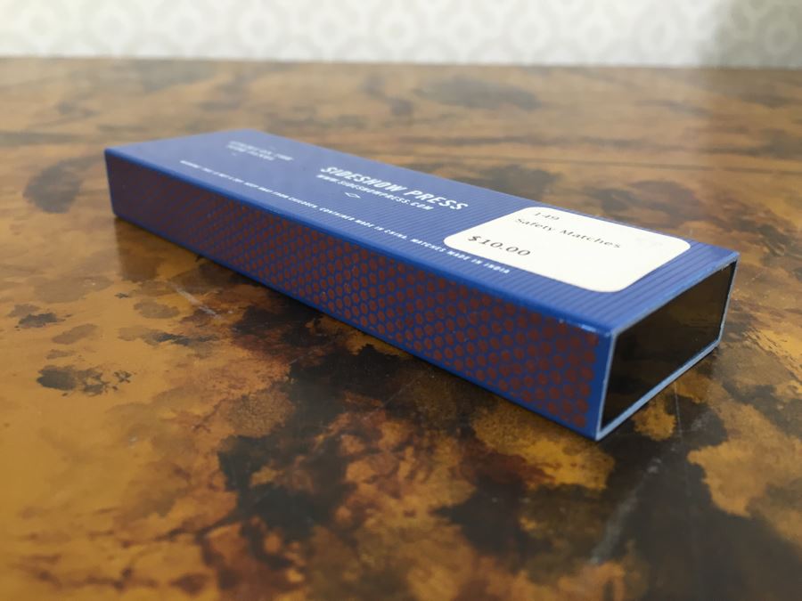 JUST ADDED - (3) New Sideshow Press Safety Matches, (2) New Bird Print Matches, (5) New Oatmeal Soap Bars, (2) Glass Bowls And Pool Boy Doorbell [Photo 13]