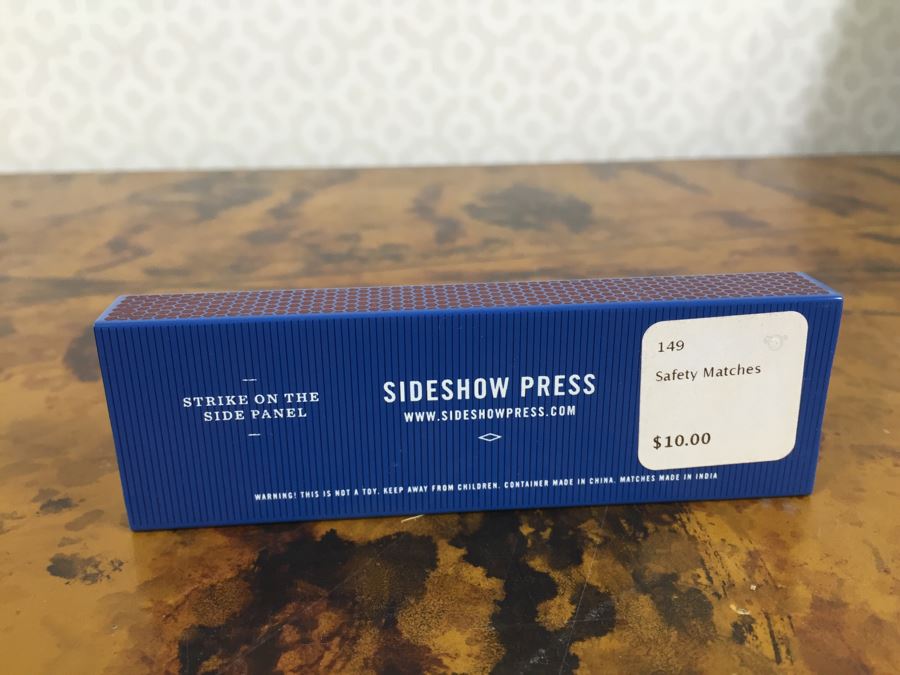 JUST ADDED - (3) New Sideshow Press Safety Matches, (2) New Bird Print Matches, (5) New Oatmeal Soap Bars, (2) Glass Bowls And Pool Boy Doorbell [Photo 12]