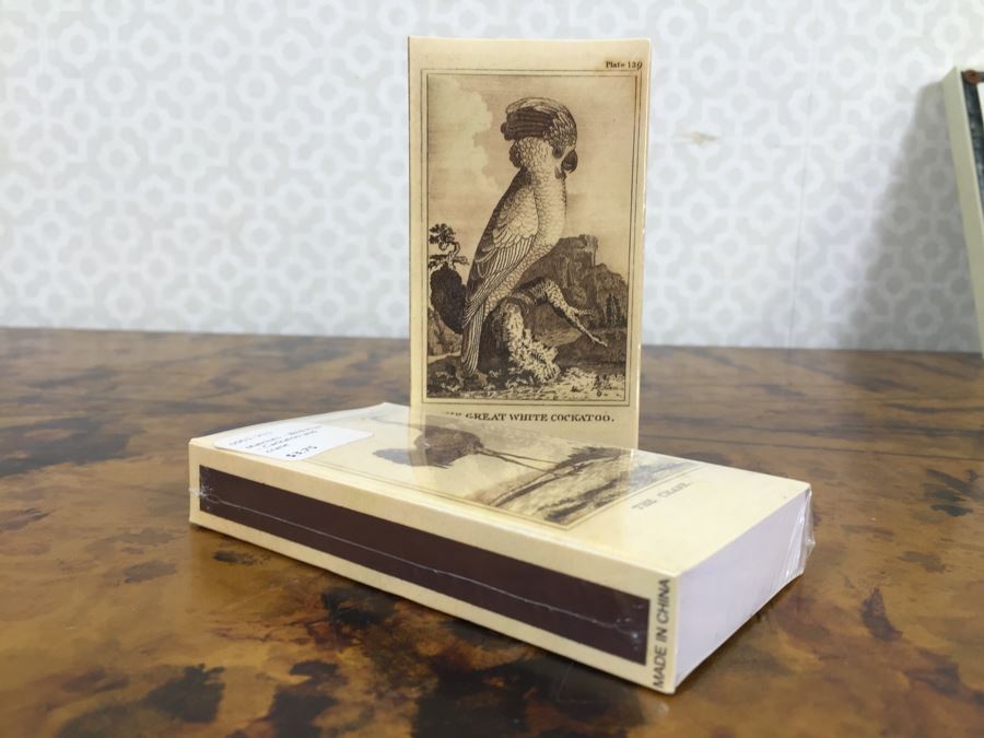 JUST ADDED - (3) New Sideshow Press Safety Matches, (2) New Bird Print Matches, (5) New Oatmeal Soap Bars, (2) Glass Bowls And Pool Boy Doorbell [Photo 11]