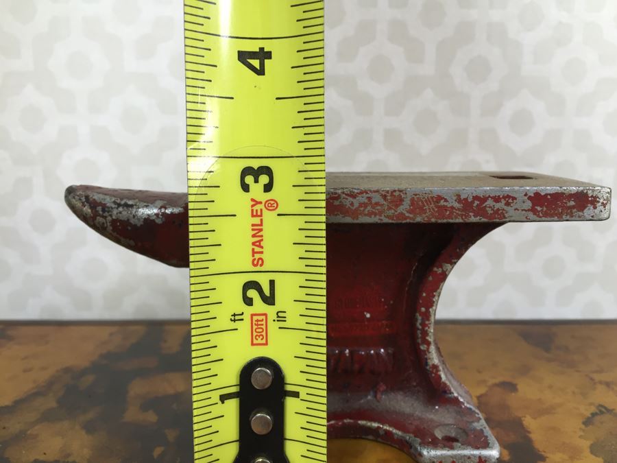 Collection Of (7) Small Metal Anvils And Metal Statue Figurine [Photo 5]