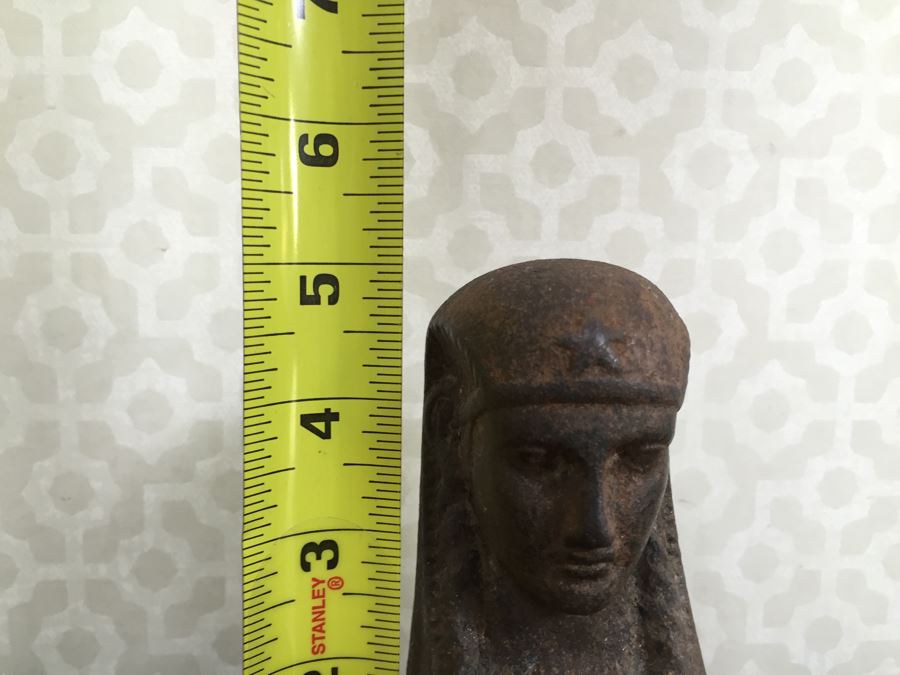 Collection Of (7) Small Metal Anvils And Metal Statue Figurine [Photo 11]