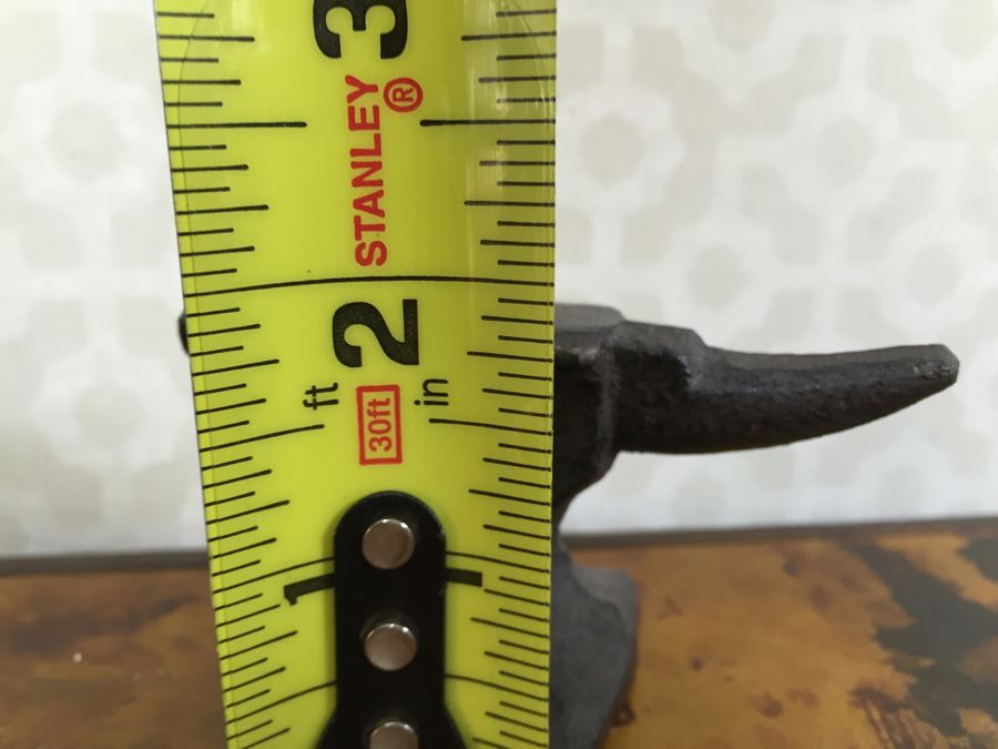 Collection Of (7) Small Metal Anvils And Metal Statue Figurine [Photo 21]