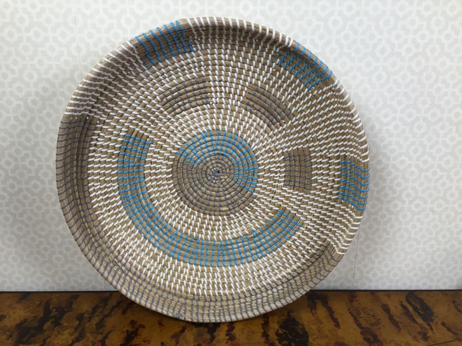 Contemporary Woven Basket 20.5'W And Large Rope Ball [Photo 2]