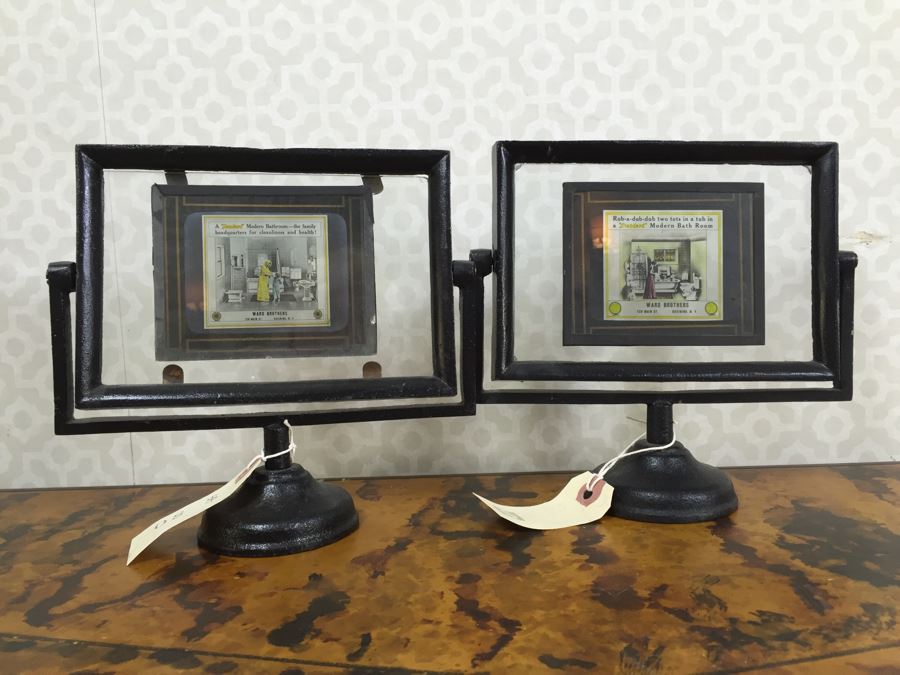 Pair Of Metal Picture Frames 7'H [Photo 1]