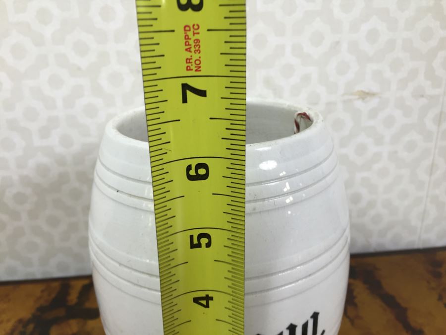 Wooden Display Box With Figures 10'W X 11'H X 4'D And Ceramic Jar Sago 6'H [Photo 15]