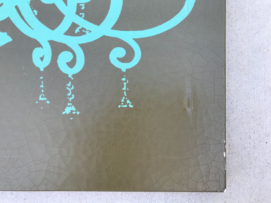 Framed Canvas Print Of Chandelier 30.5' X 30.5' Retails $160 [Photo 3]