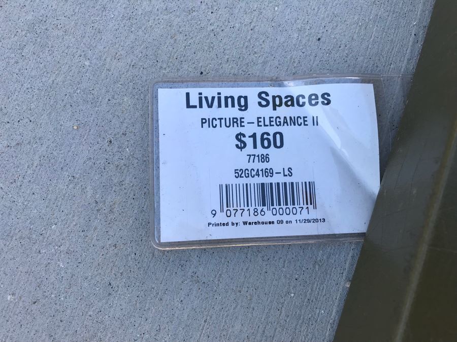 Framed Canvas Print Of Chandelier 30.5' X 30.5' Retails $160 [Photo 5]