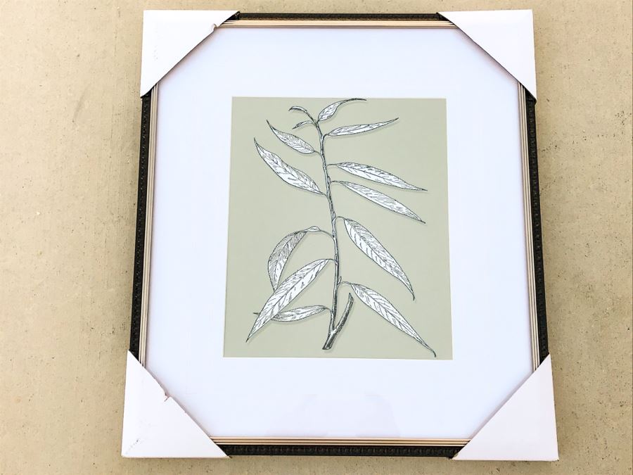 Framed Botantical Print 18' X 20' [Photo 1]