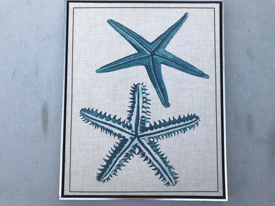Framed Canvas Print Of Starfish 26' X 32' [Photo 1]