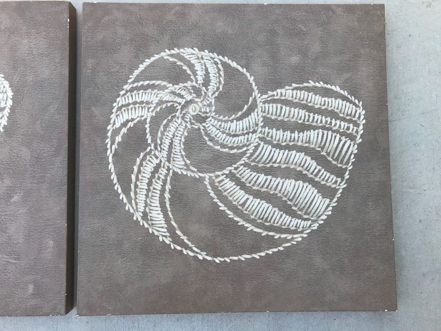 Pair Of Canvas Prints Of Seashells 24' X 24' [Photo 2]
