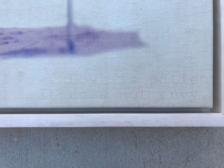 Framed Canvas Art Of Beach Umbrella 24' X 24' [Photo 3]