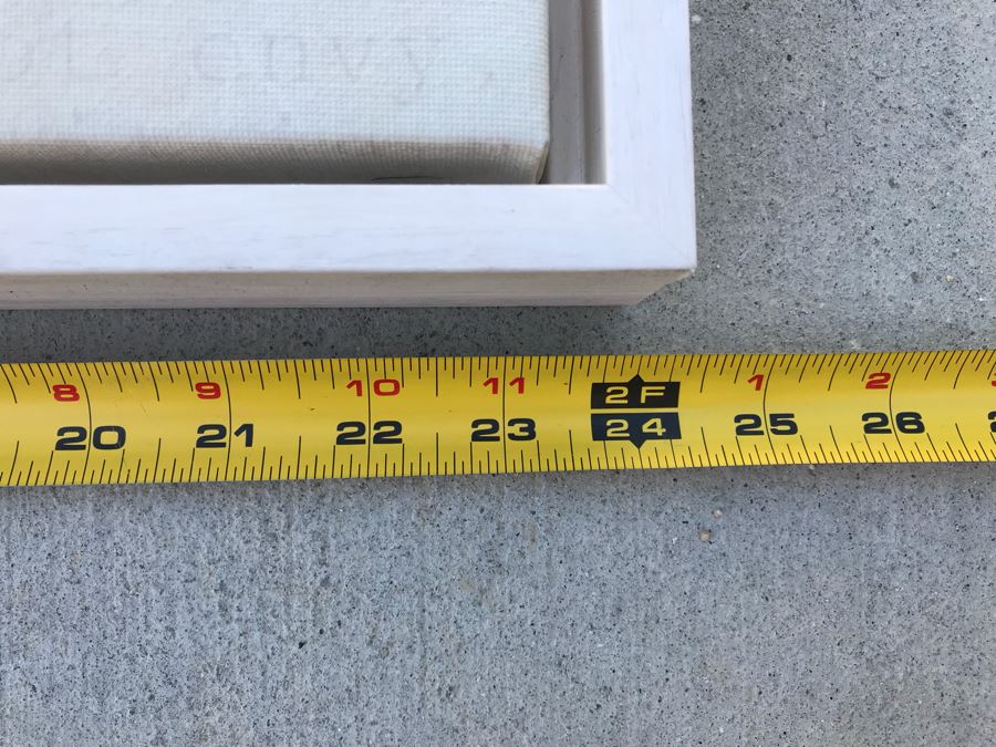 Framed Canvas Art Of Beach Umbrella 24' X 24' [Photo 4]