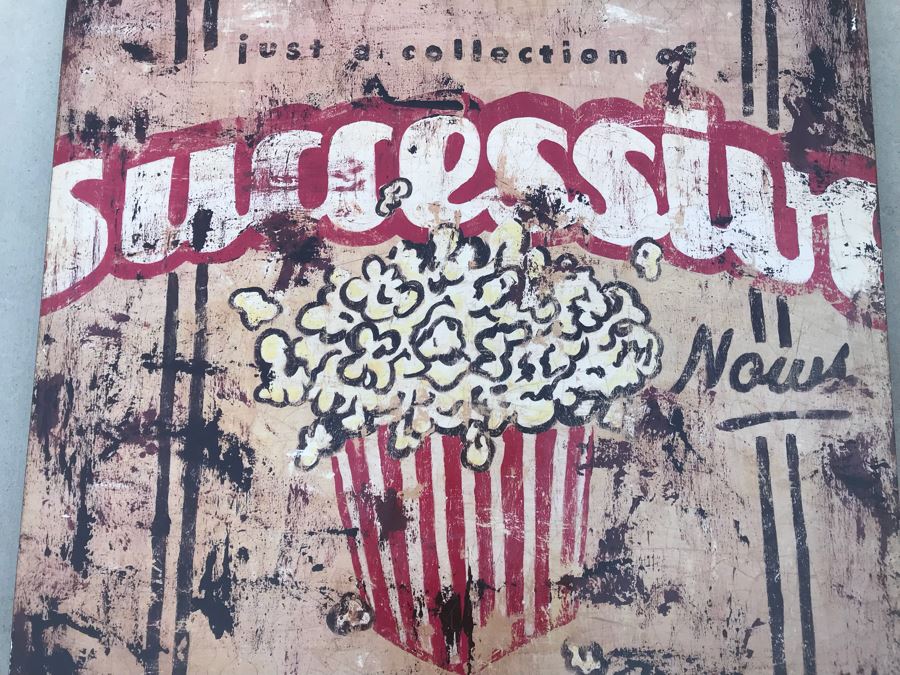 Canvas Print With Popcorn 36' X 36' [Photo 3]