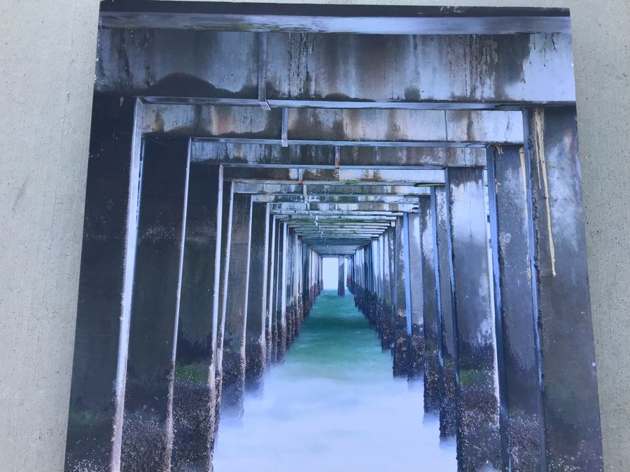 Canvas Print Of Ocean Pier 21' X 27' [Photo 2]