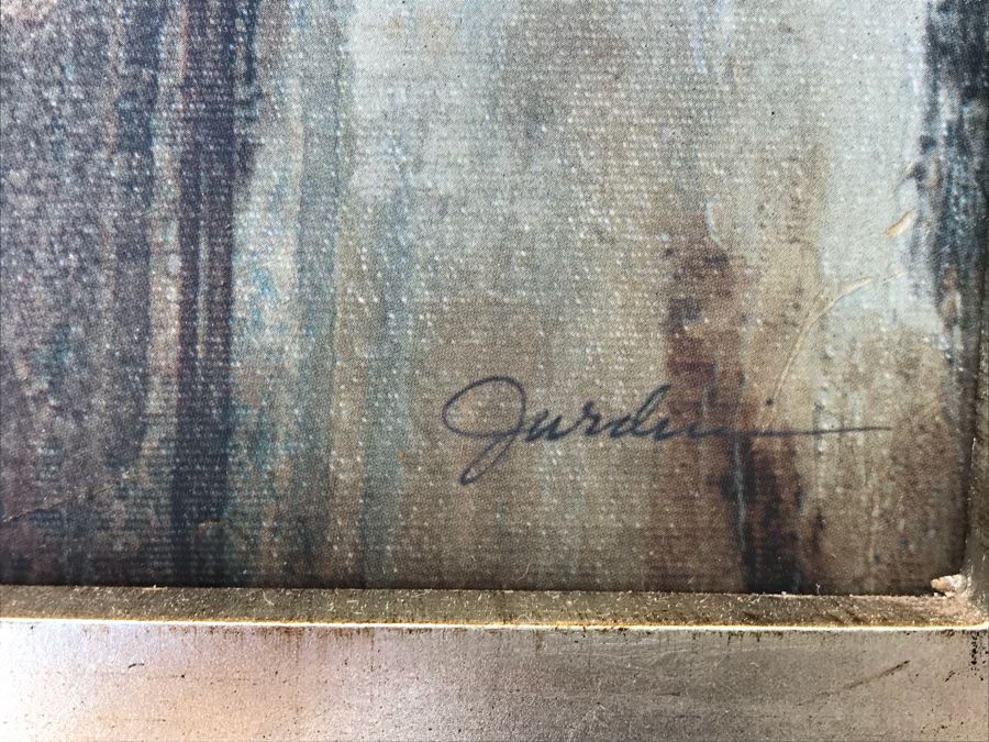 Uttermost Print Of Abstract Trees In Silver Frame 46.5' X 46.5' [Photo 4]