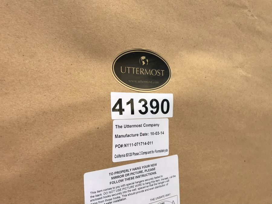 Uttermost Print Of Abstract Trees In Silver Frame 46.5' X 46.5' [Photo 7]